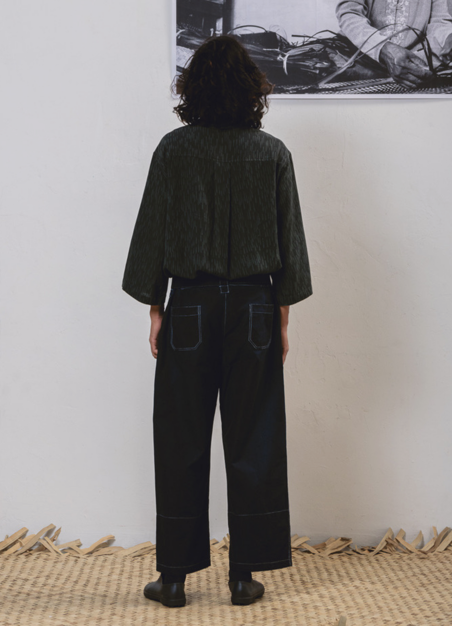 Three-Quarter Sleeve Relaxed Shirt