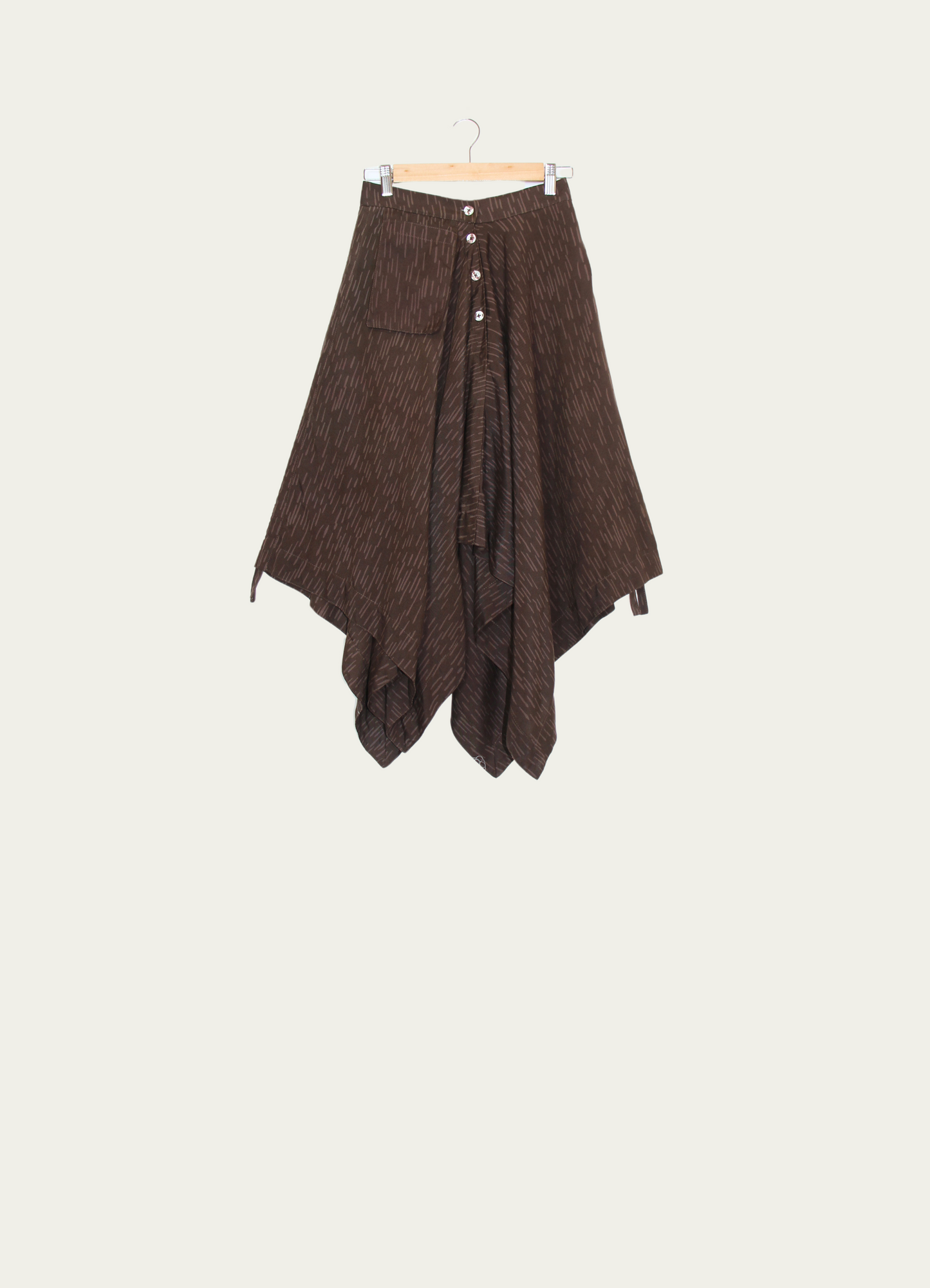 Batik Skirt with Line Motif