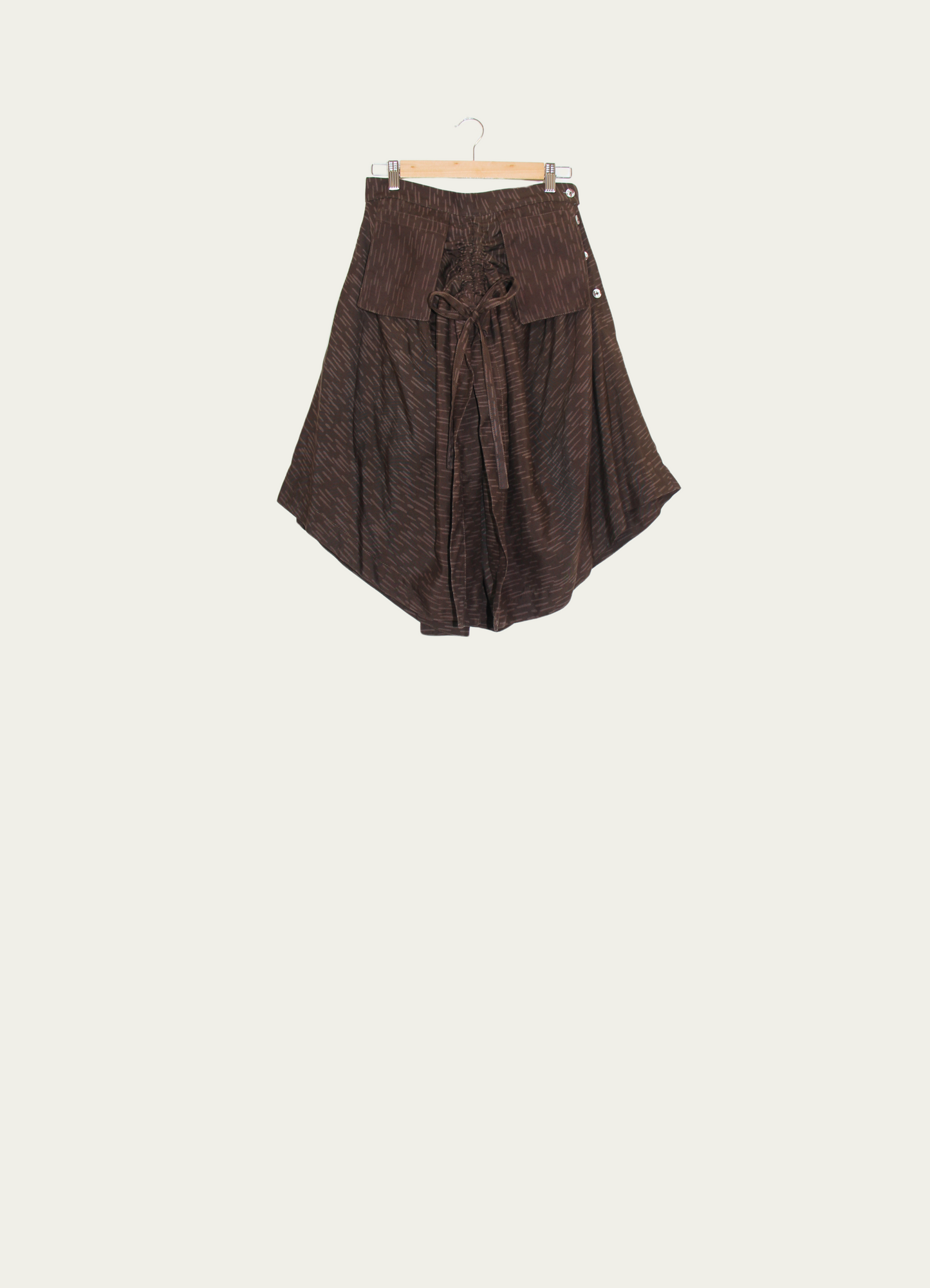 Batik Skirt with Line Motif