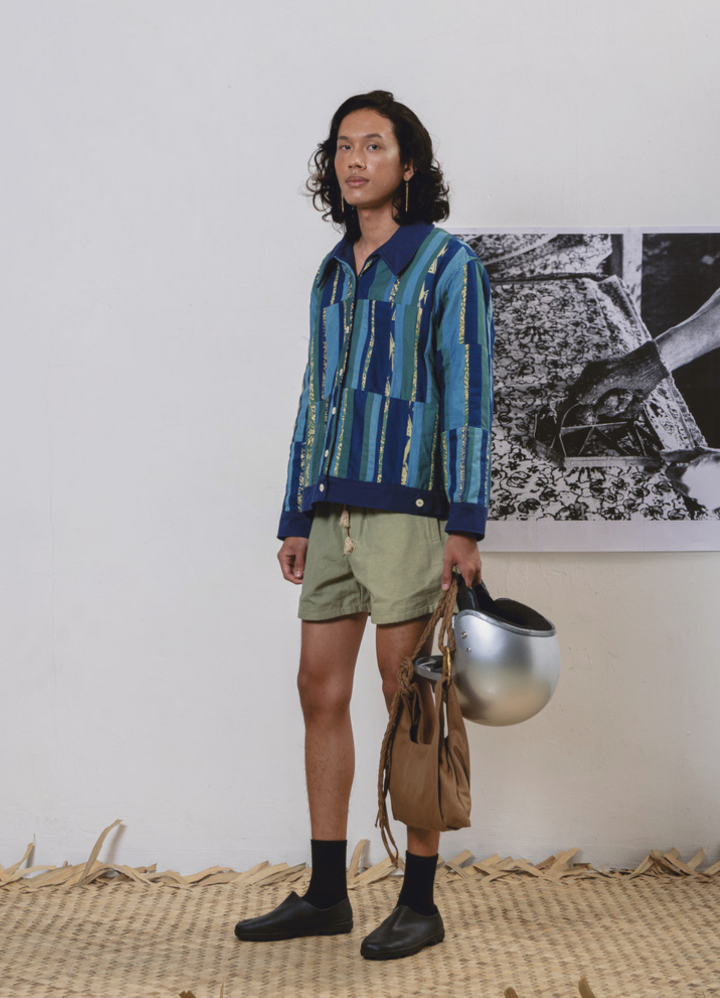 Naturally-dyed Pucuk Rebung Jacket