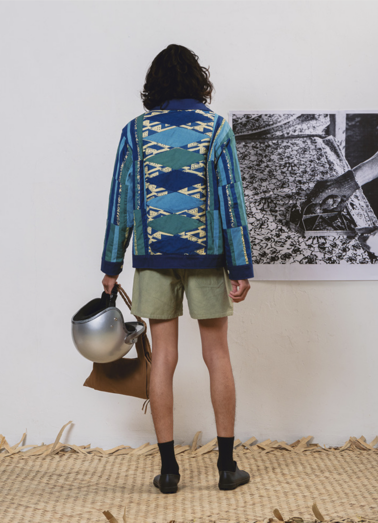 Naturally-dyed Pucuk Rebung Jacket