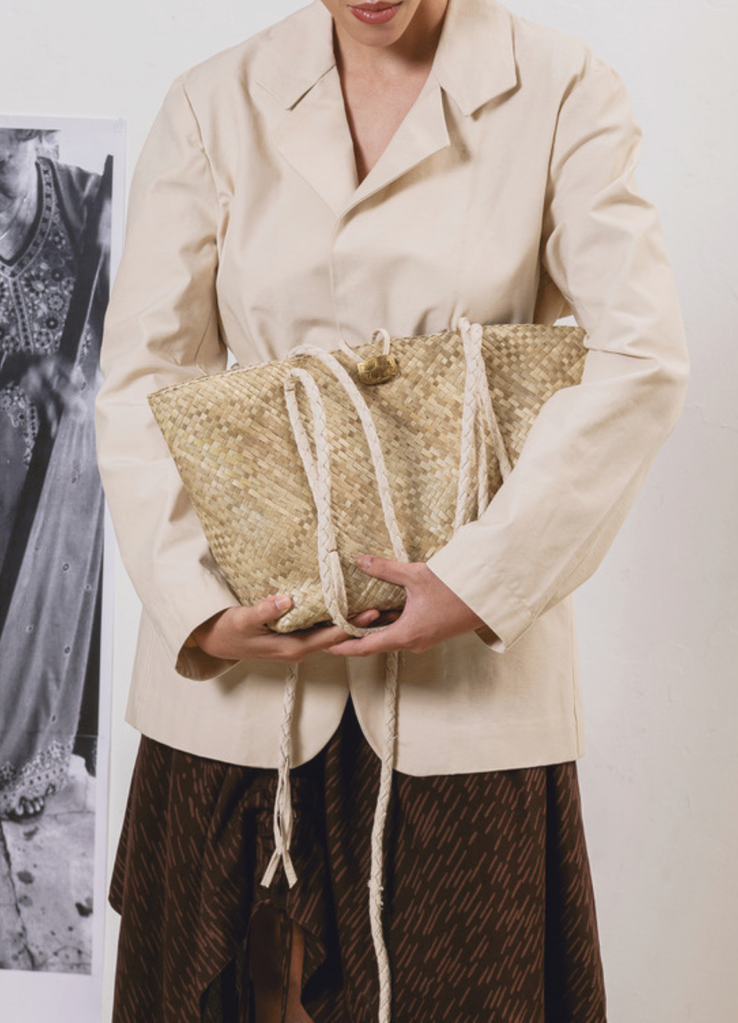 Khadijah Tote Bag - Natural