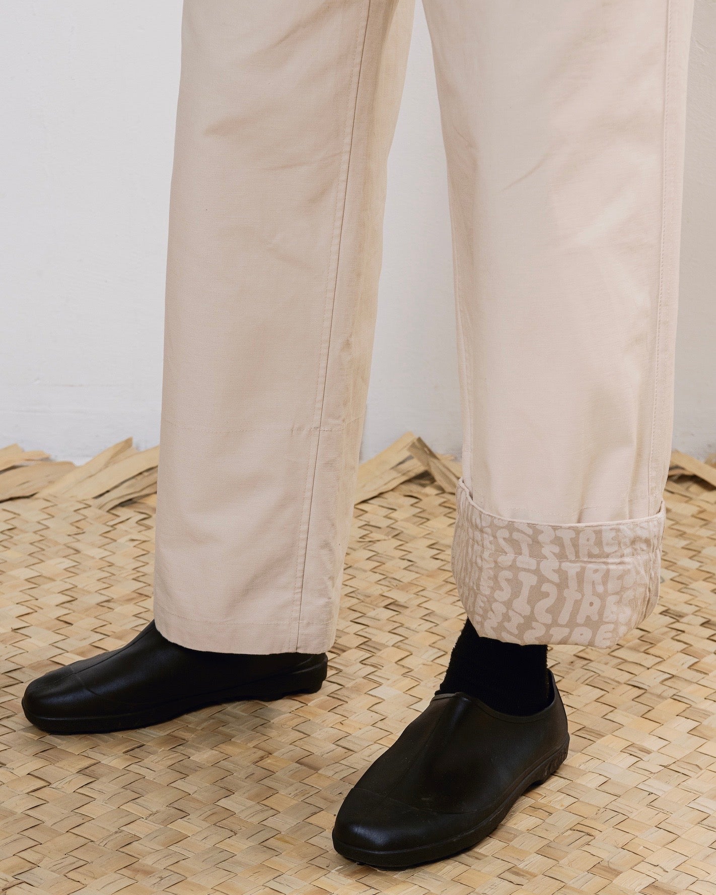 Pleated Belted Pants with RESIST Lining